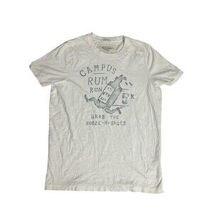 Abercrombie & Fitch Muscle Tee T-Shirt Vtg Funny Campus Rum Run 5K 2XL Rare HTF